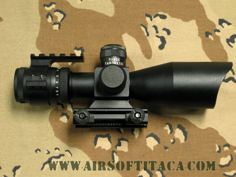 Visor 3-9X40 Swiss Arms con retícula iluminada - Airsoft Itaca