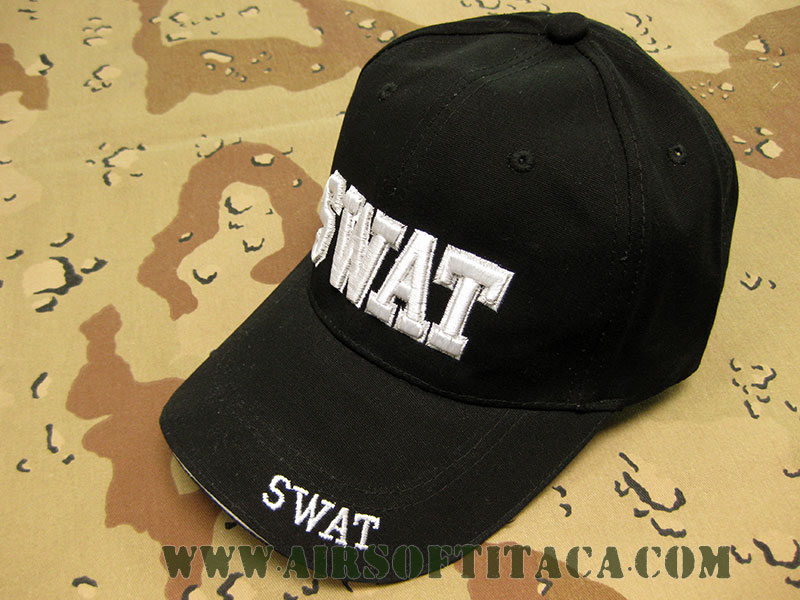 Gorra negra SWAT - Airsoft Itaca Madrid