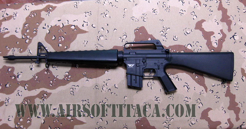 Fusil M16 FullMetal de Jing Gong - Airsoft Itaca Madrid